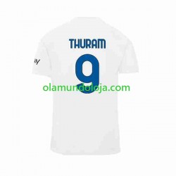 Camisola Inter de Milão Marcus Thuram 9 Homem Equipamento Segundo 2023-2024 Manga Curta